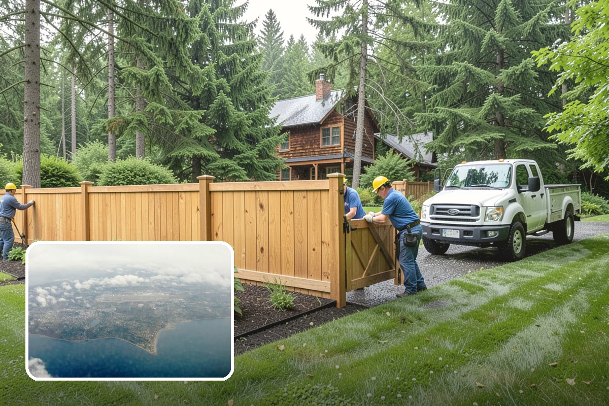 Trellis Installation in Burien, King County, WA - Vertical structure and greenery