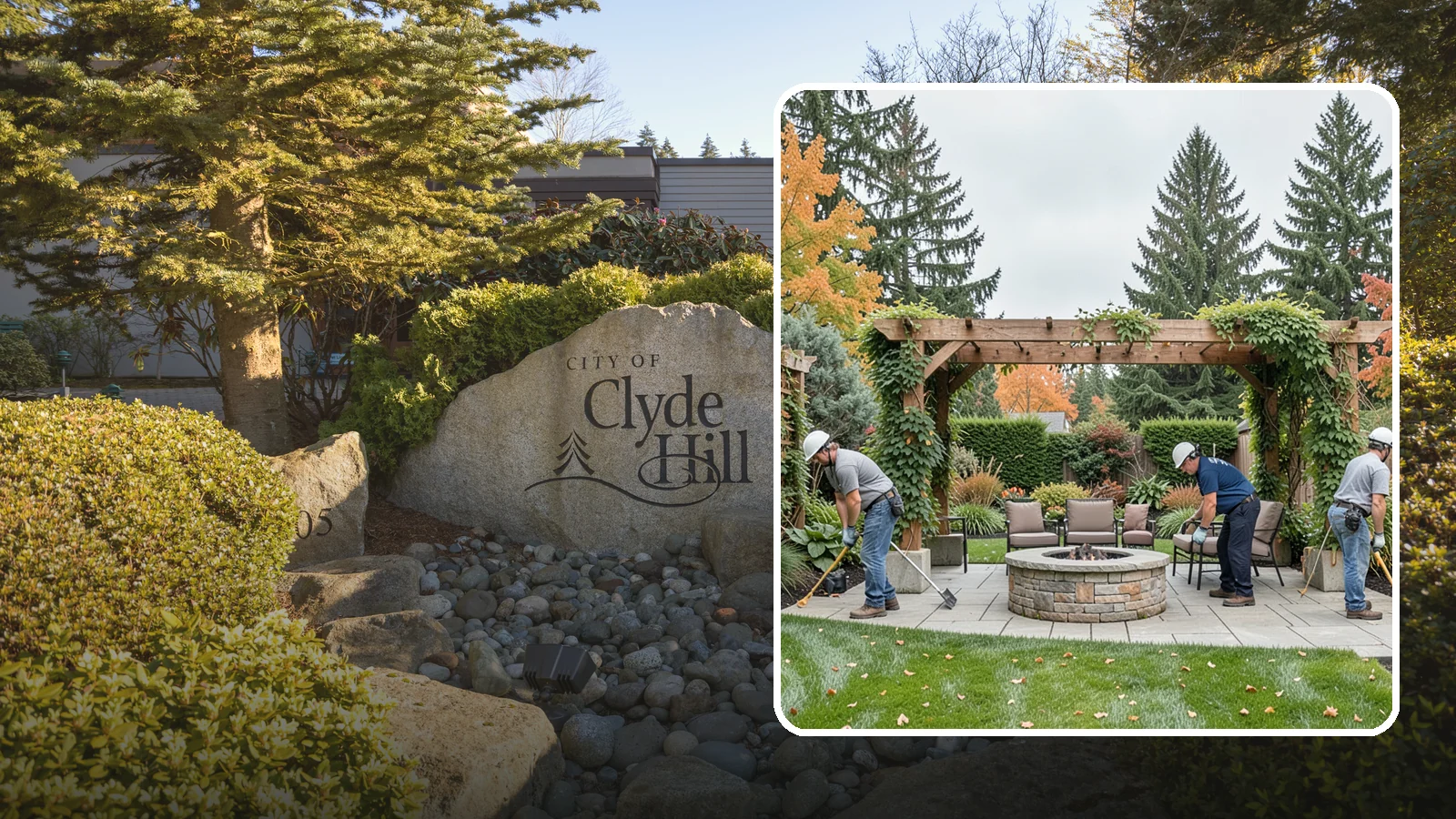 Trellis Installation in Clyde Hill, King County, WA - Custom trellises that add vertical structure and support climbing plants for privacy and beauty.
