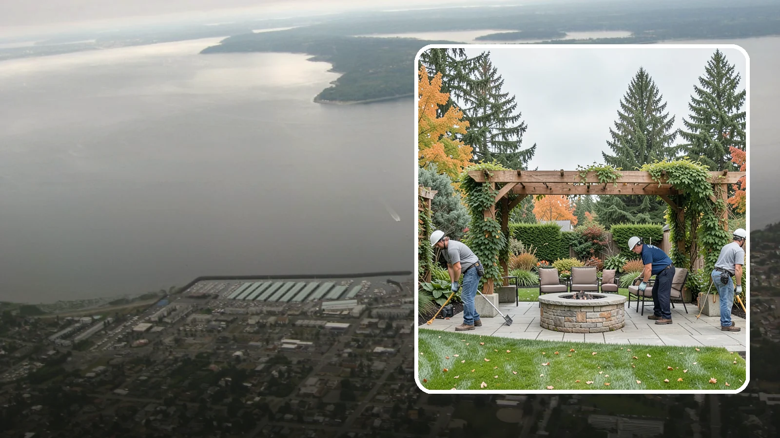 Trellis Installation in Des Moines, King County, WA - Custom trellises that add vertical structure and support climbing plants for privacy and beauty.
