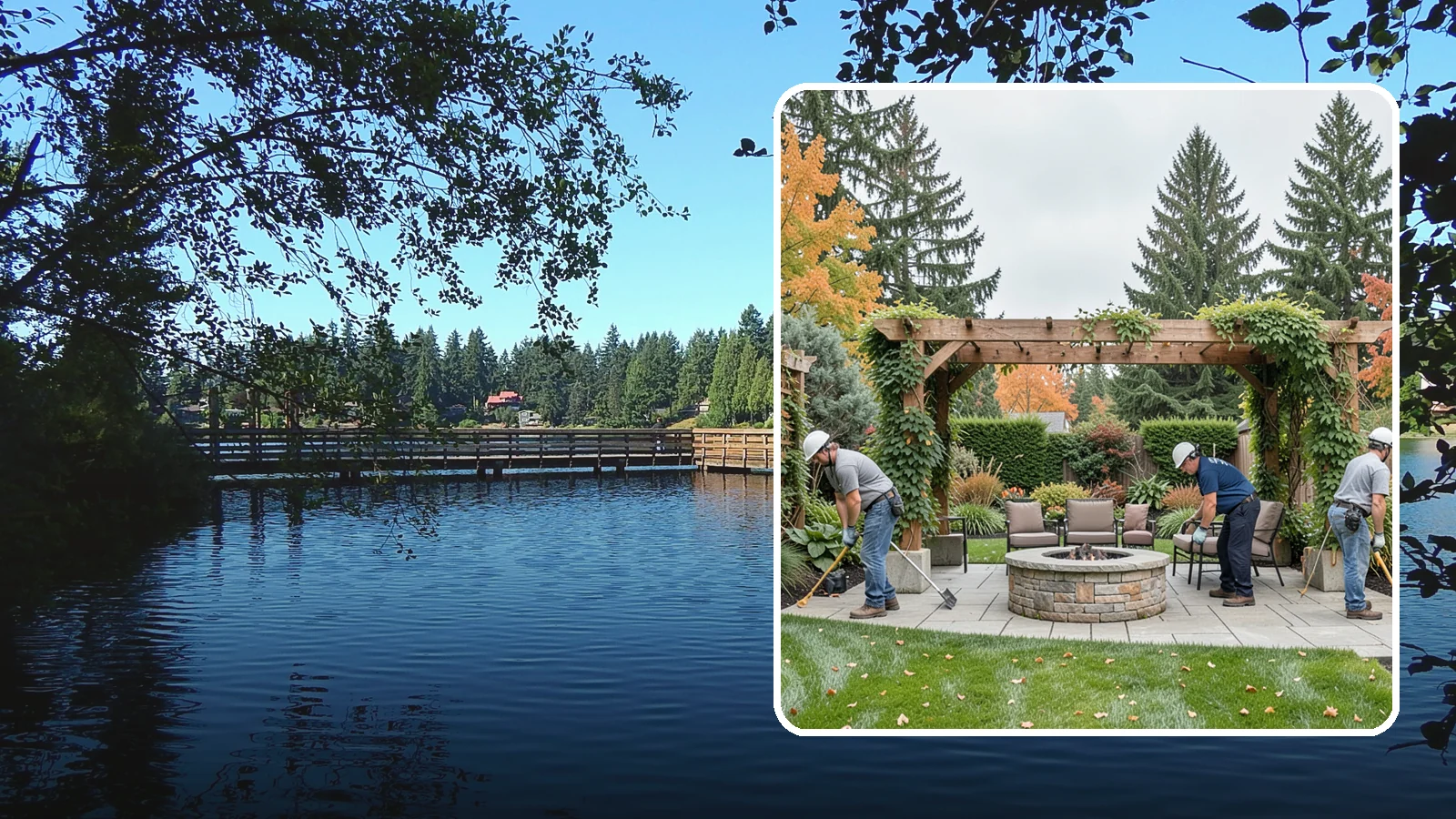 Trellis Installation in Federal Way, King County, WA - Custom trellises that add vertical structure and support climbing plants for privacy and beauty.