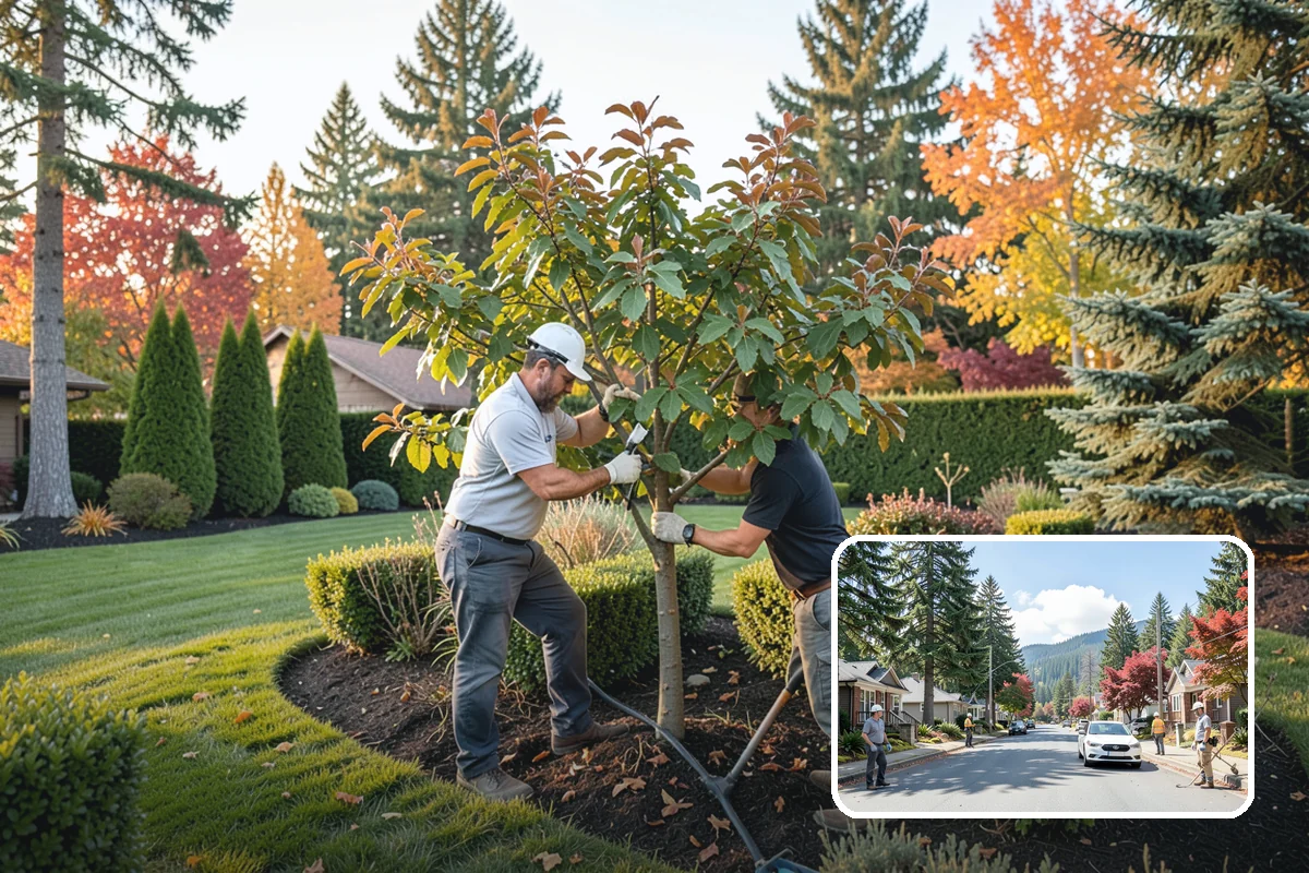 Trellis Installation in Hunts Point, King County, WA - Vertical structure and greenery