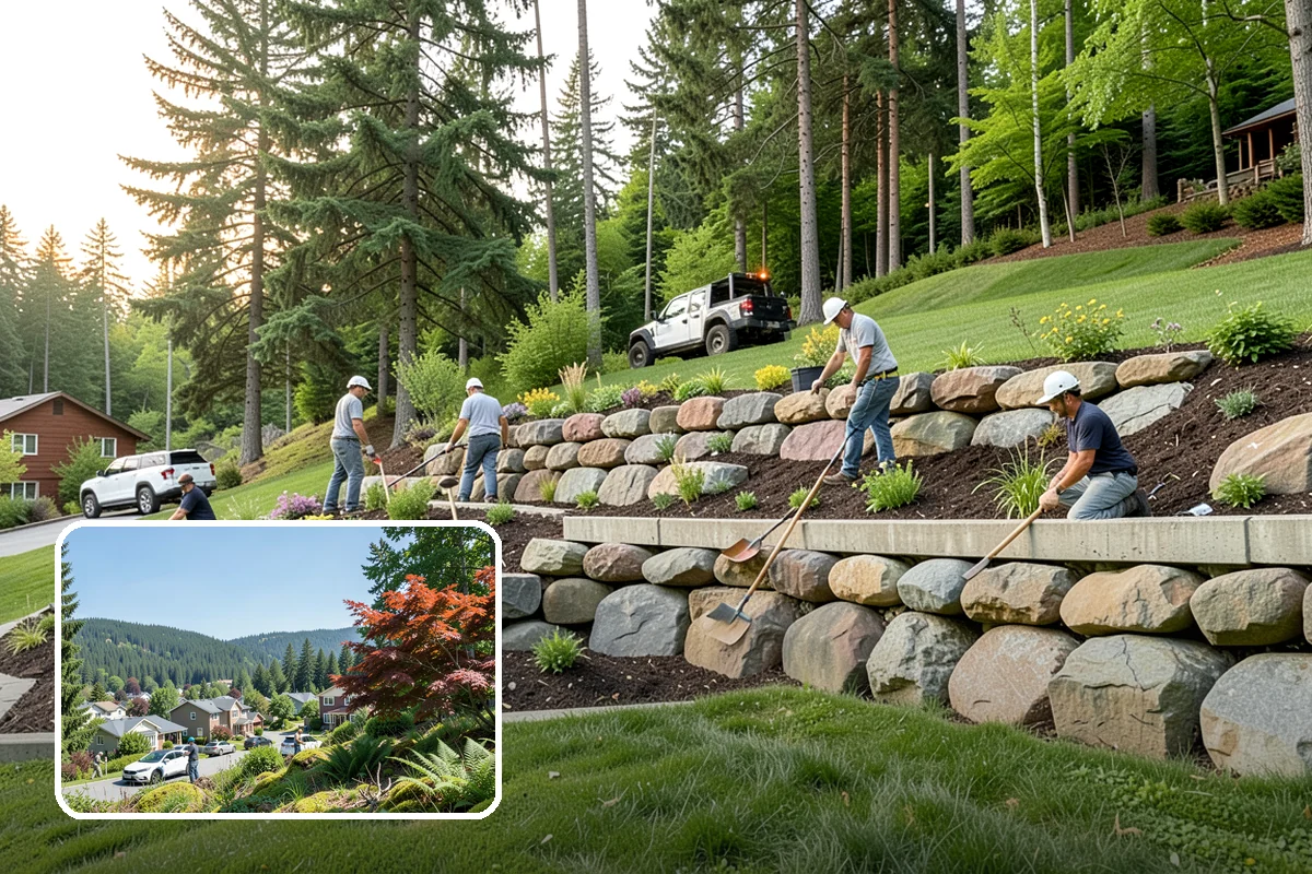Trellis Installation in Index, Snohomish County, WA - Vertical structure and greenery