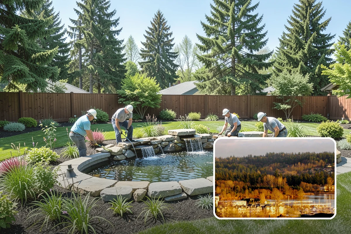 Trellis Installation in Kenmore, King County, WA - Vertical structure and greenery