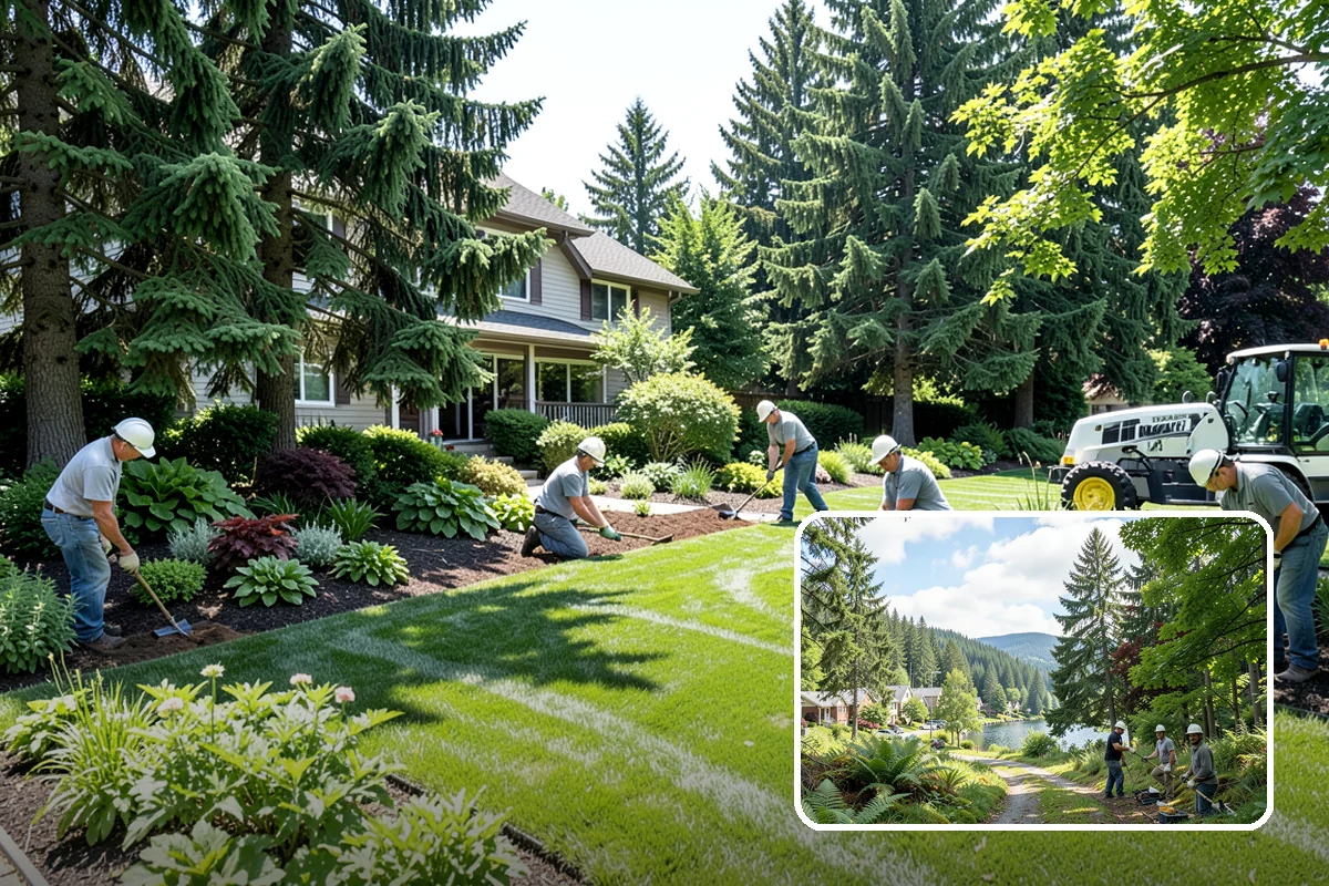 Trellis Installation in Lake Forest Park, King County, WA - Vertical structure and greenery
