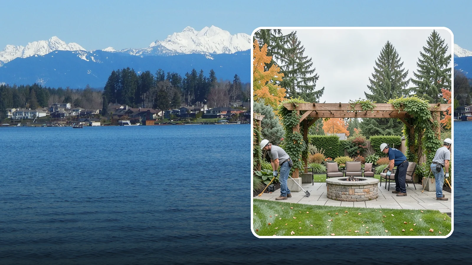 Trellis Installation in Lake Stevens, Snohomish County, WA - Custom trellises that add vertical structure and support climbing plants for privacy and beauty.