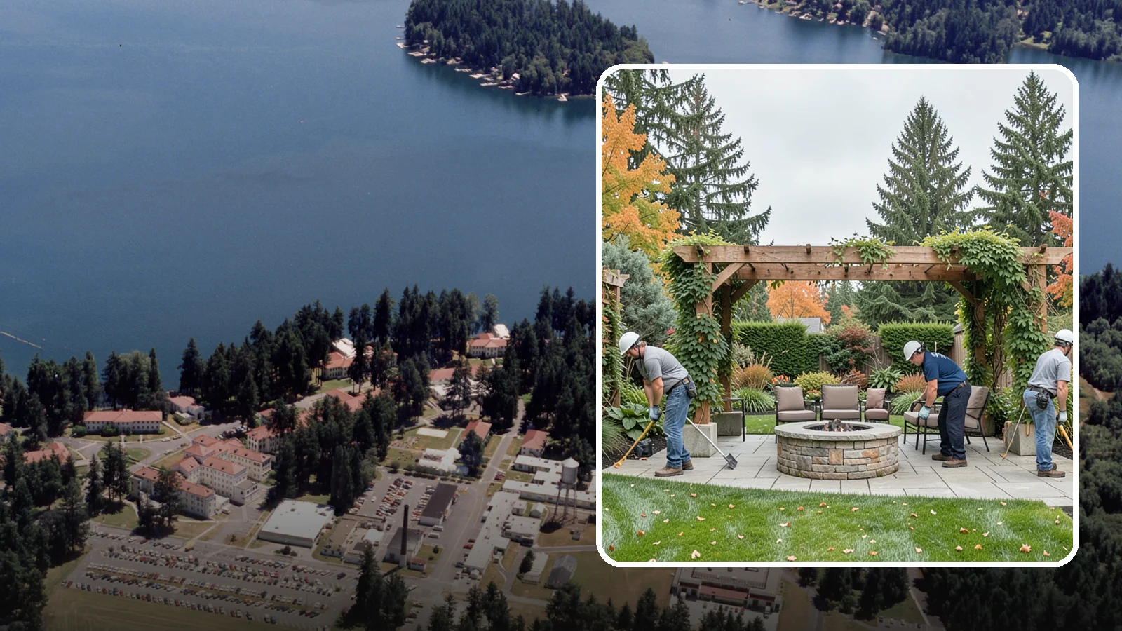 Trellis Installation in Lakewood, Pierce County, WA - Custom trellises that add vertical structure and support climbing plants for privacy and beauty.