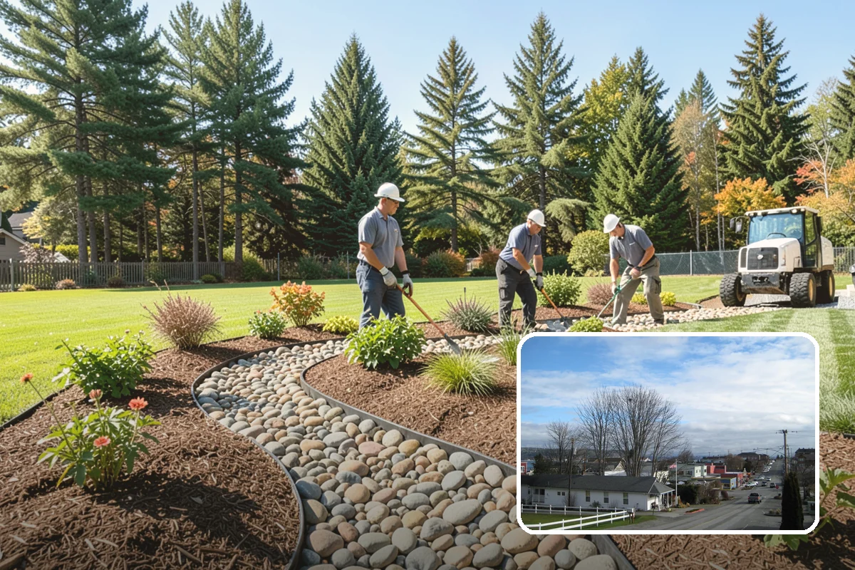 Trellis Installation in Langley, Island County, WA - Vertical structure and greenery