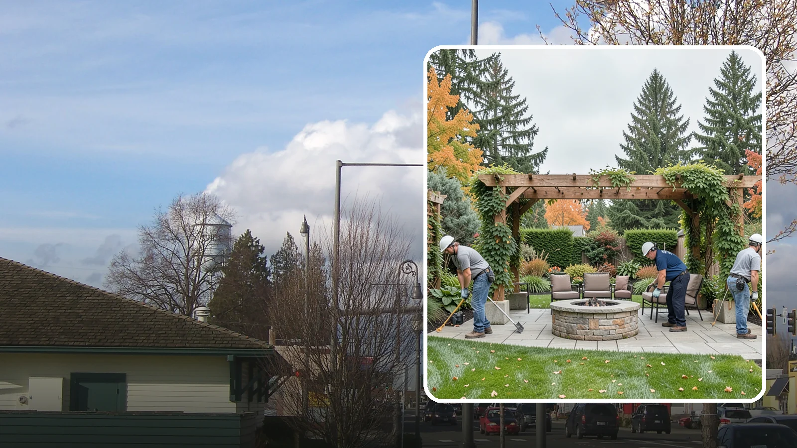 Trellis Installation in Marysville, Snohomish County, WA - Custom trellises that add vertical structure and support climbing plants for privacy and beauty.