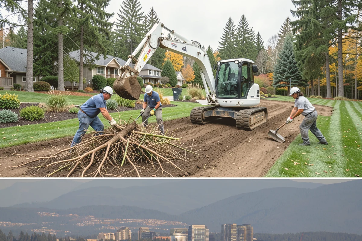 Trellis Installation in Medina, King County, WA - Best installed spring through fall.