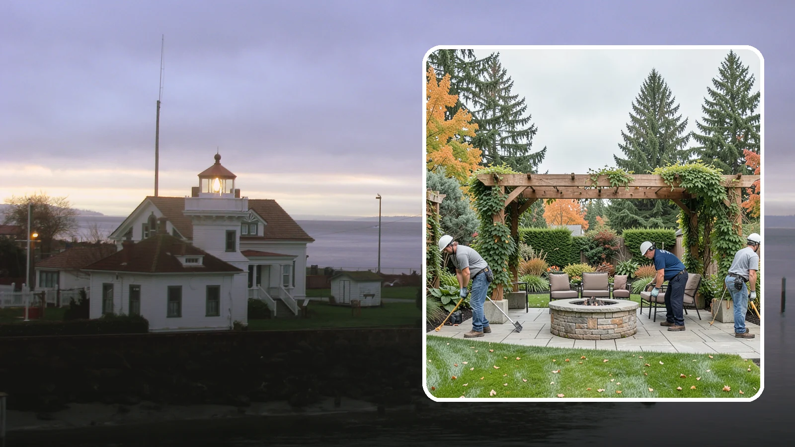 Trellis Installation in Mukilteo, Snohomish County, WA - Custom trellises that add vertical structure and support climbing plants for privacy and beauty.