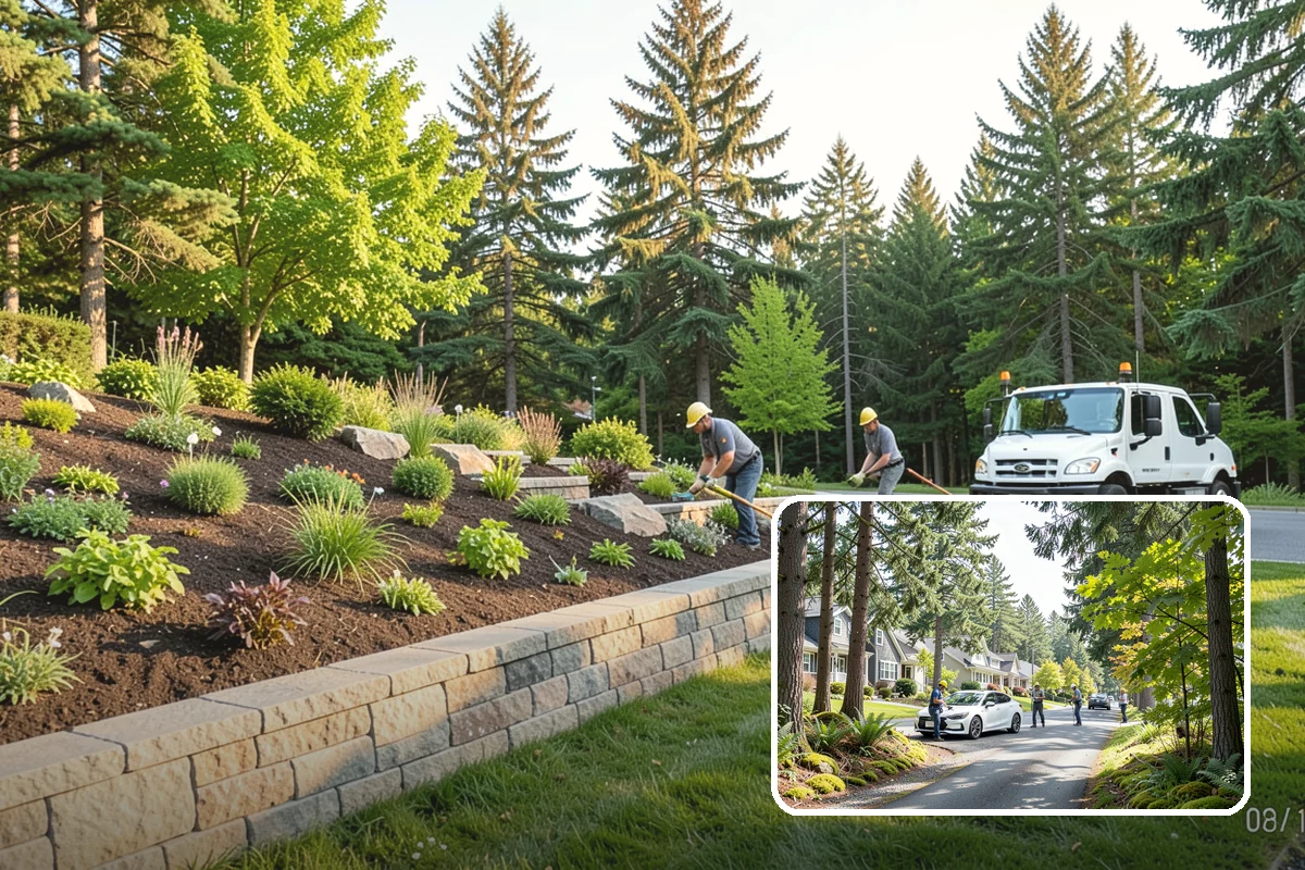Trellis Installation in Normandy Park, King County, WA - Vertical structure and greenery