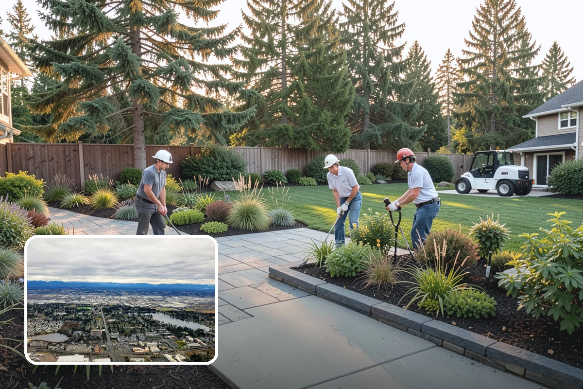 Trellis Installation in SeaTac, King County, WA - Vertical structure and greenery