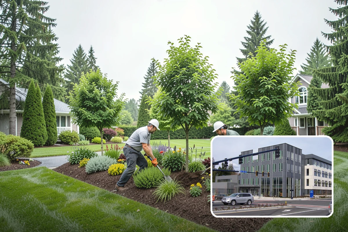 Trellis Installation in Shoreline, King County, WA - Vertical structure and greenery
