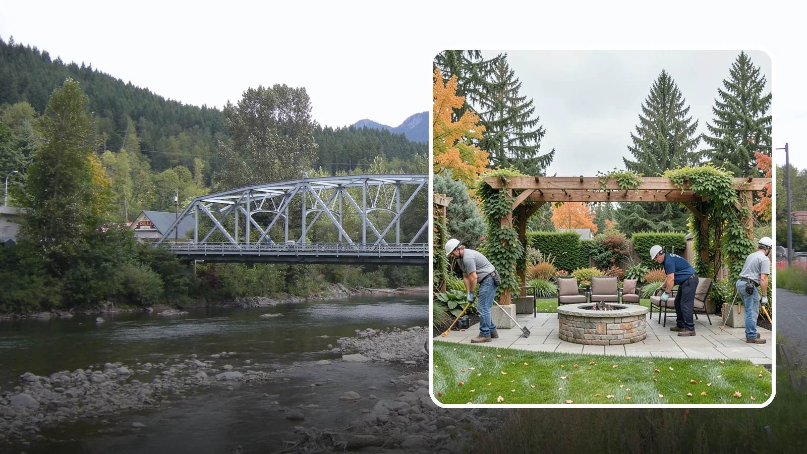 Trellis Installation in Skykomish, King County, WA - Custom trellises that add vertical structure and support climbing plants for privacy and beauty.