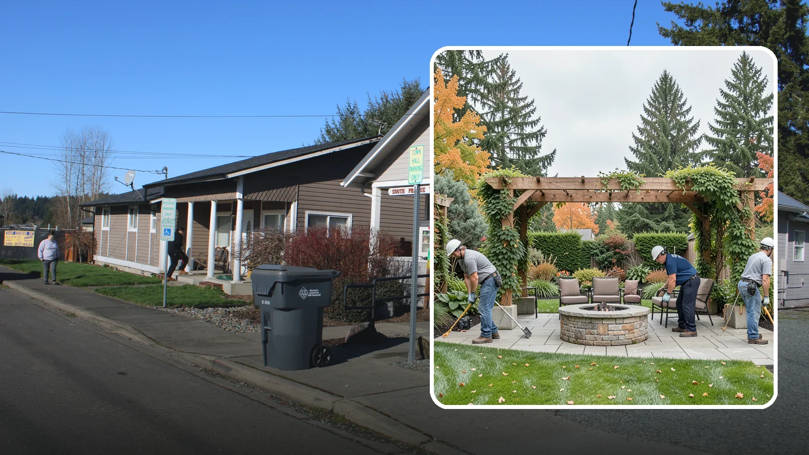 Trellis Installation in South Prairie, Pierce County, WA - Custom trellises that add vertical structure and support climbing plants for privacy and beauty.