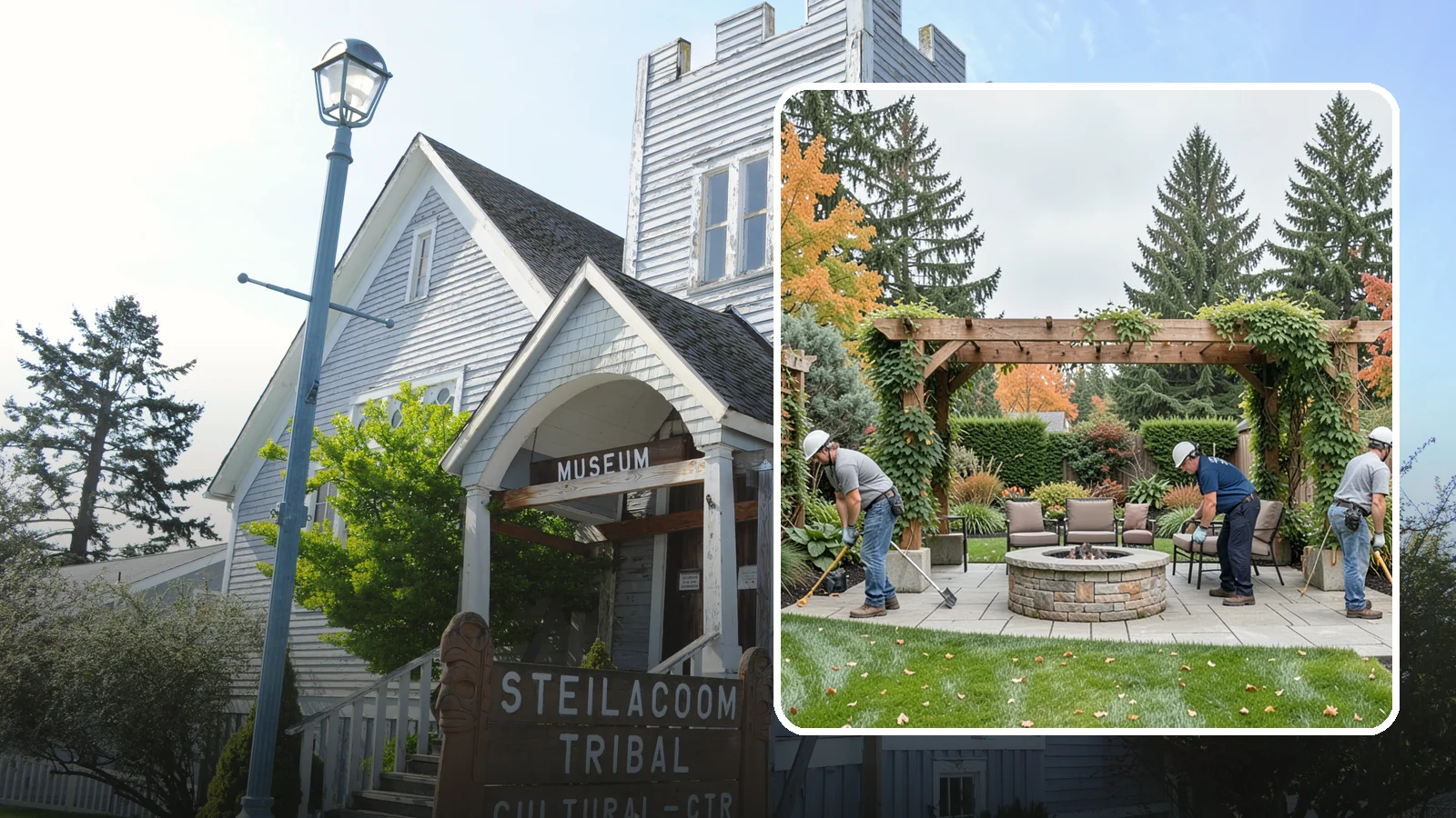 Trellis Installation in Steilacoom, Pierce County, WA - Custom trellises that add vertical structure and support climbing plants for privacy and beauty.
