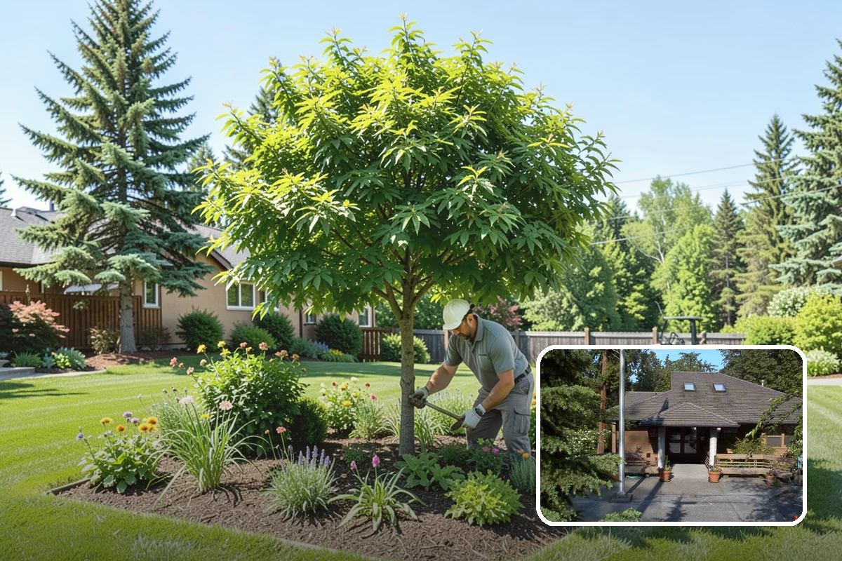 Trellis Installation in Yarrow Point, King County, WA - Vertical structure and greenery