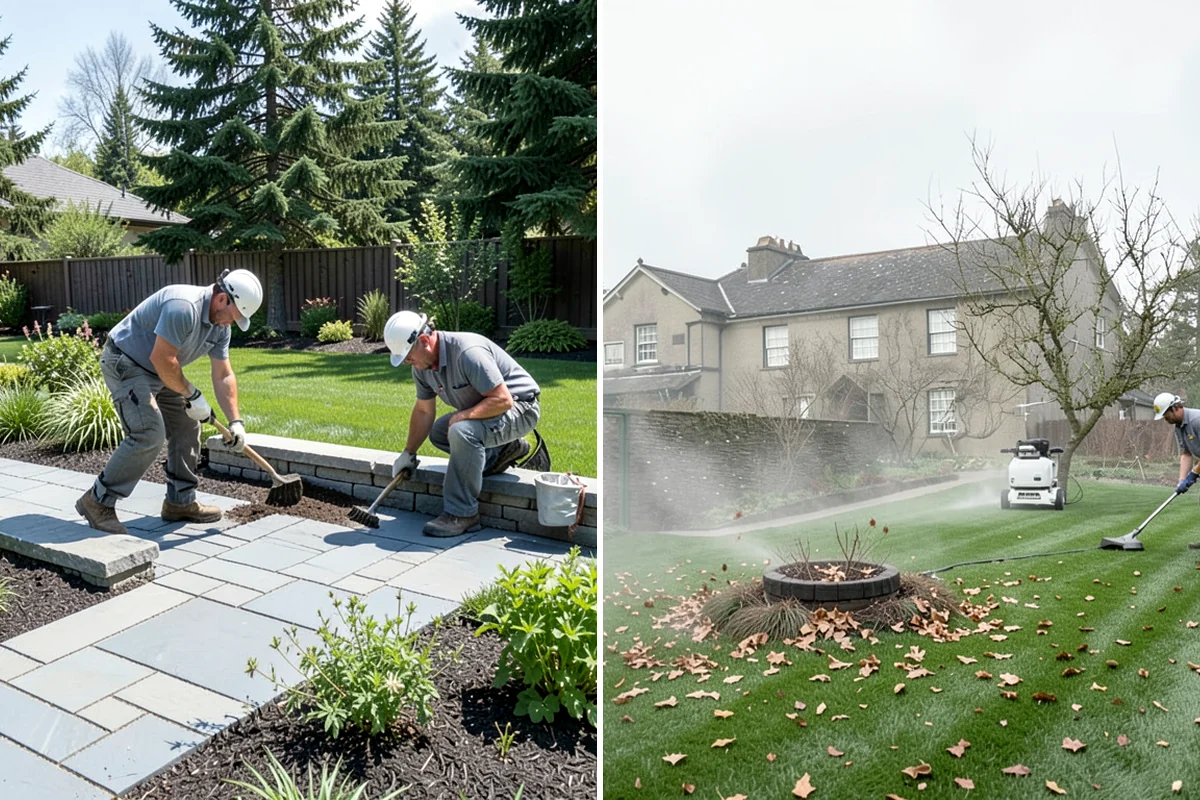 Trench Drain Installation in Arlington, Snohomish County, WA - Map drainage flow and mark the trench alignment