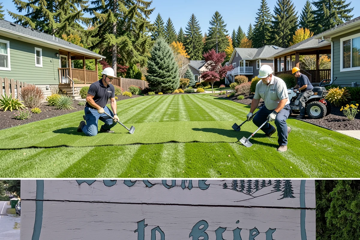 Trench Drain Installation in Brier, Snohomish County, WA - Excavation is smoothest in summer and early fall when soils are firmer, but trench drains can be installed whenever access allows.