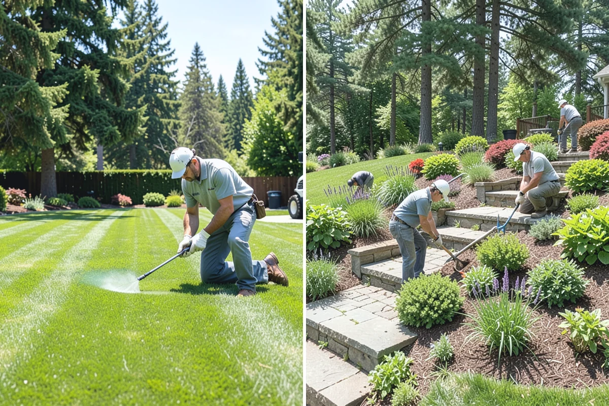 Trench Drain Installation in Buckley, Pierce County, WA - Map drainage flow and mark the trench alignment