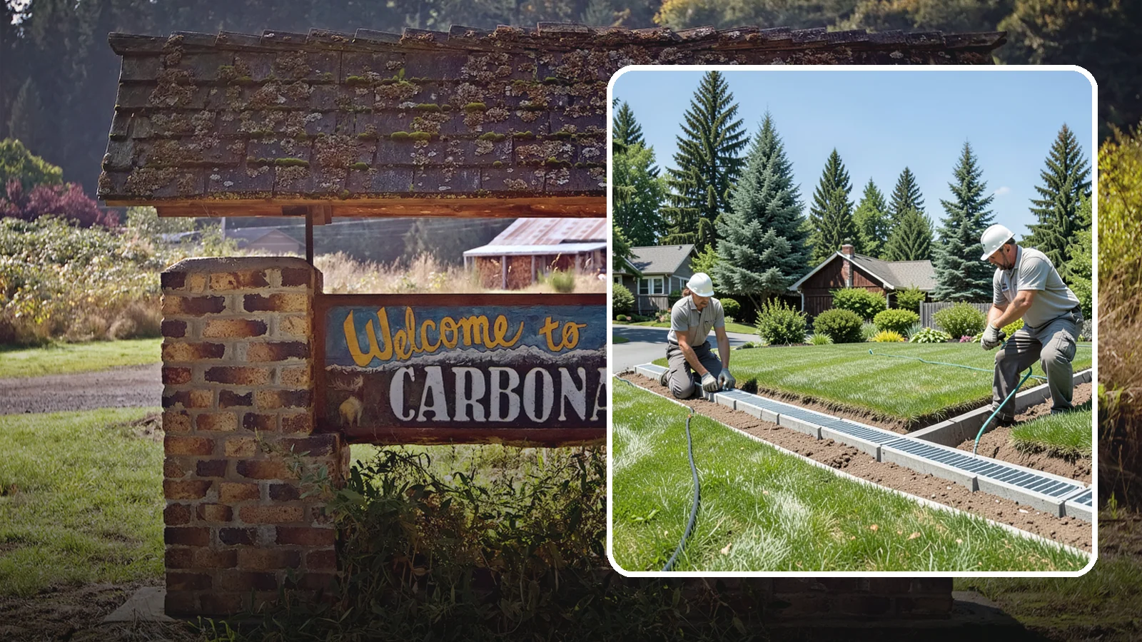 Trench Drain Installation in Carbonado, Pierce County, WA - We build wide trench drain systems to collect and divert high-volume runoff along driveways, walkways, and low-lying yard...