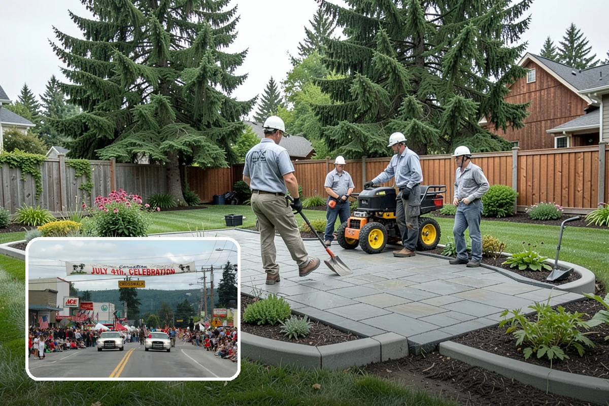 Trench Drain Installation in Carnation, King County, WA - Manages large, sustained runoff volumes