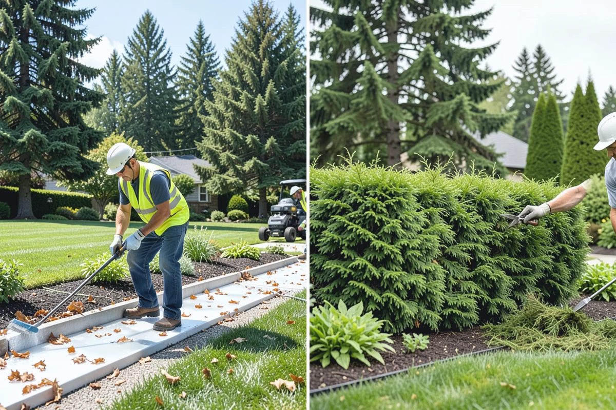 Trench Drain Installation in Coupeville, Island County, WA - Map drainage flow and mark the trench alignment