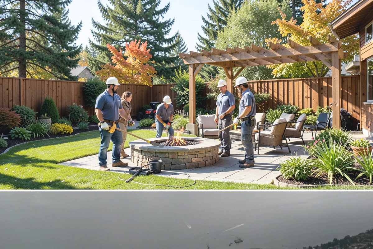 Trench Drain Installation in Des Moines, King County, WA - Excavation is smoothest in summer and early fall when soils are firmer, but trench drains can be installed whenever access allows.