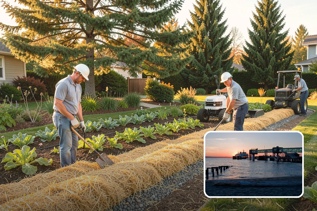 Trench Drain Installation in Edmonds, Snohomish County, WA - Manages large, sustained runoff volumes