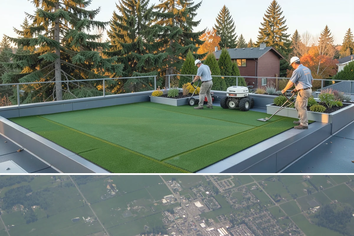 Trench Drain Installation in Enumclaw, King County, WA - Excavation is smoothest in summer and early fall when soils are firmer, but trench drains can be installed whenever access allows.