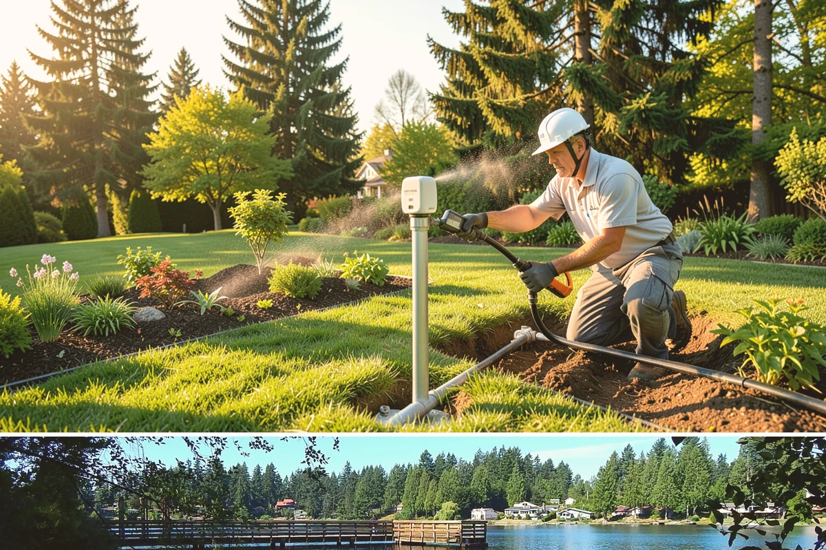 Trench Drain Installation in Federal Way, King County, WA - Excavation is smoothest in summer and early fall when soils are firmer, but trench drains can be installed whenever access allows.