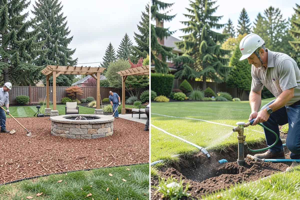 Trench Drain Installation in Gold Bar, Snohomish County, WA - Map drainage flow and mark the trench alignment