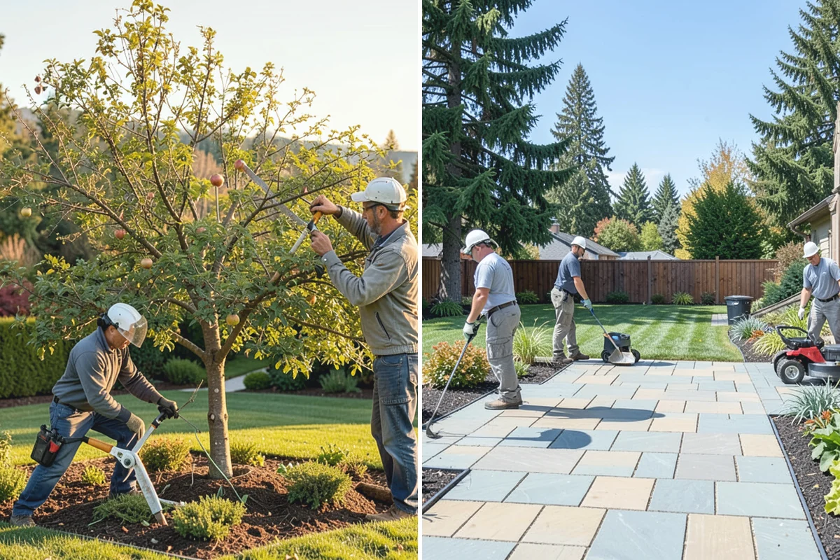 Trench Drain Installation in Hamilton, Skagit County, WA - Map drainage flow and mark the trench alignment