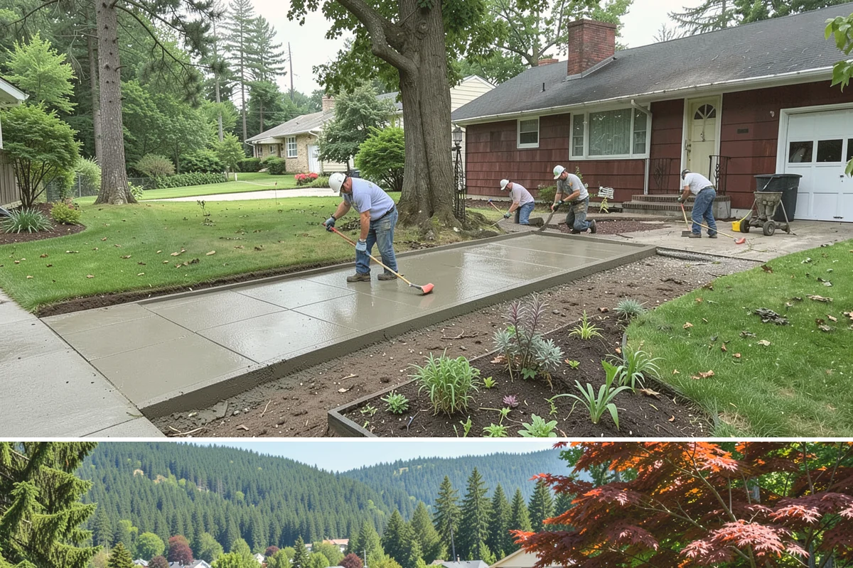 Trench Drain Installation in Index, Snohomish County, WA - Excavation is smoothest in summer and early fall when soils are firmer, but trench drains can be installed whenever access allows.