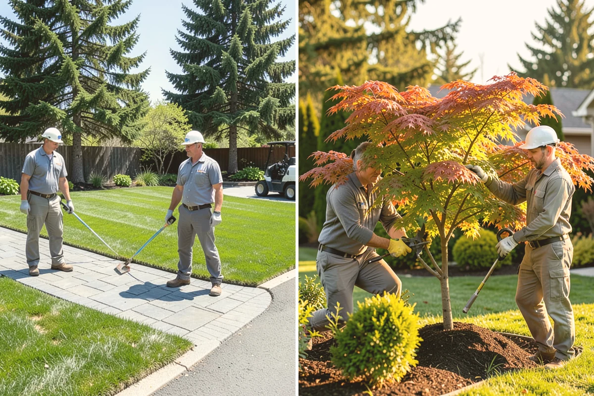 Trench Drain Installation in Kent, King County, WA - Map drainage flow and mark the trench alignment