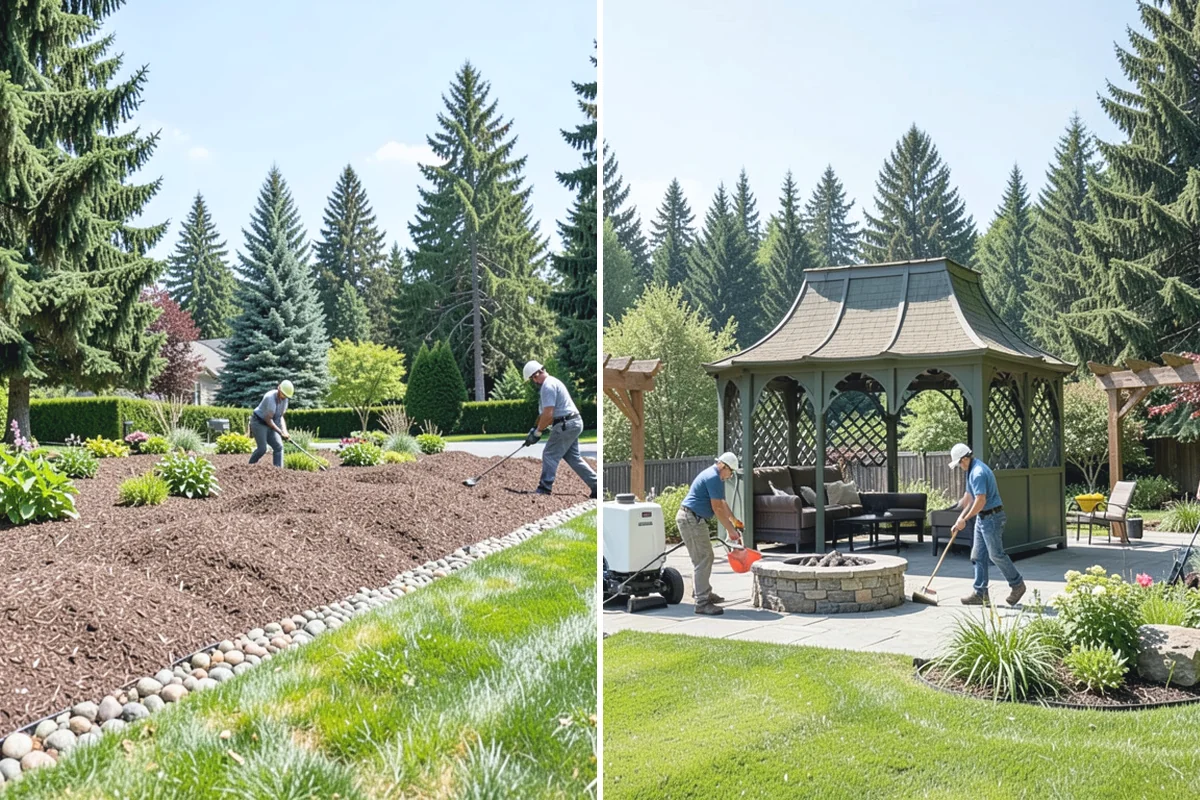 Trench Drain Installation in Marysville, Snohomish County, WA - Map drainage flow and mark the trench alignment