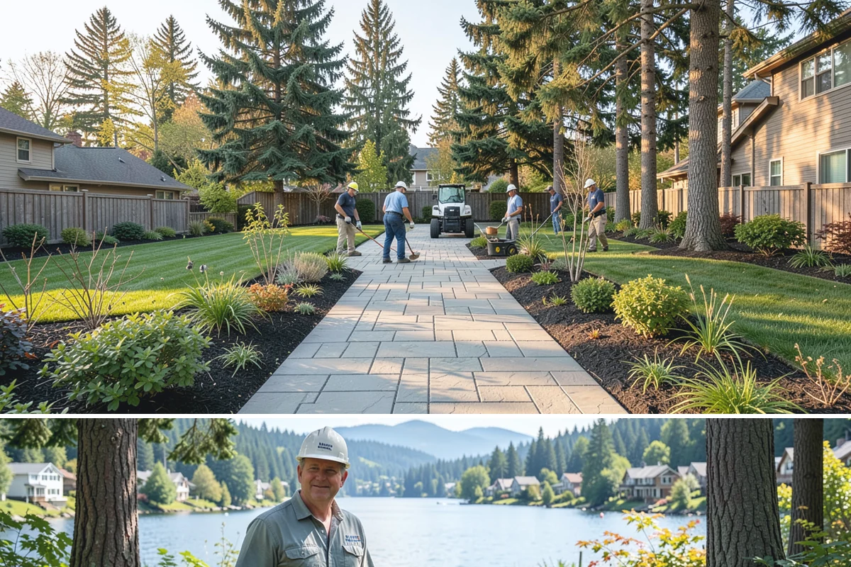 Trench Drain Installation in Milton, King County, WA - Excavation is smoothest in summer and early fall when soils are firmer, but trench drains can be installed whenever access allows.