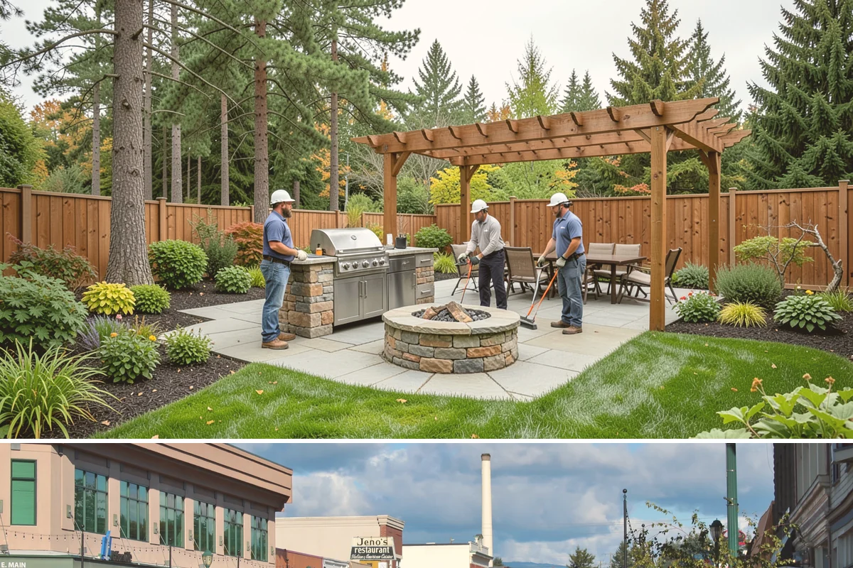Trench Drain Installation in Monroe, Snohomish County, WA - Excavation is smoothest in summer and early fall when soils are firmer, but trench drains can be installed whenever access allows.