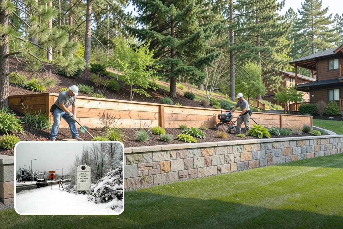 Trench Drain Installation in Newcastle, King County, WA - Manages large, sustained runoff volumes