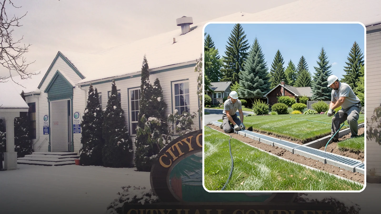 Trench Drain Installation in Pacific, King County, WA - We build wide trench drain systems to collect and divert high-volume runoff along driveways, walkways, and low-lying yard...