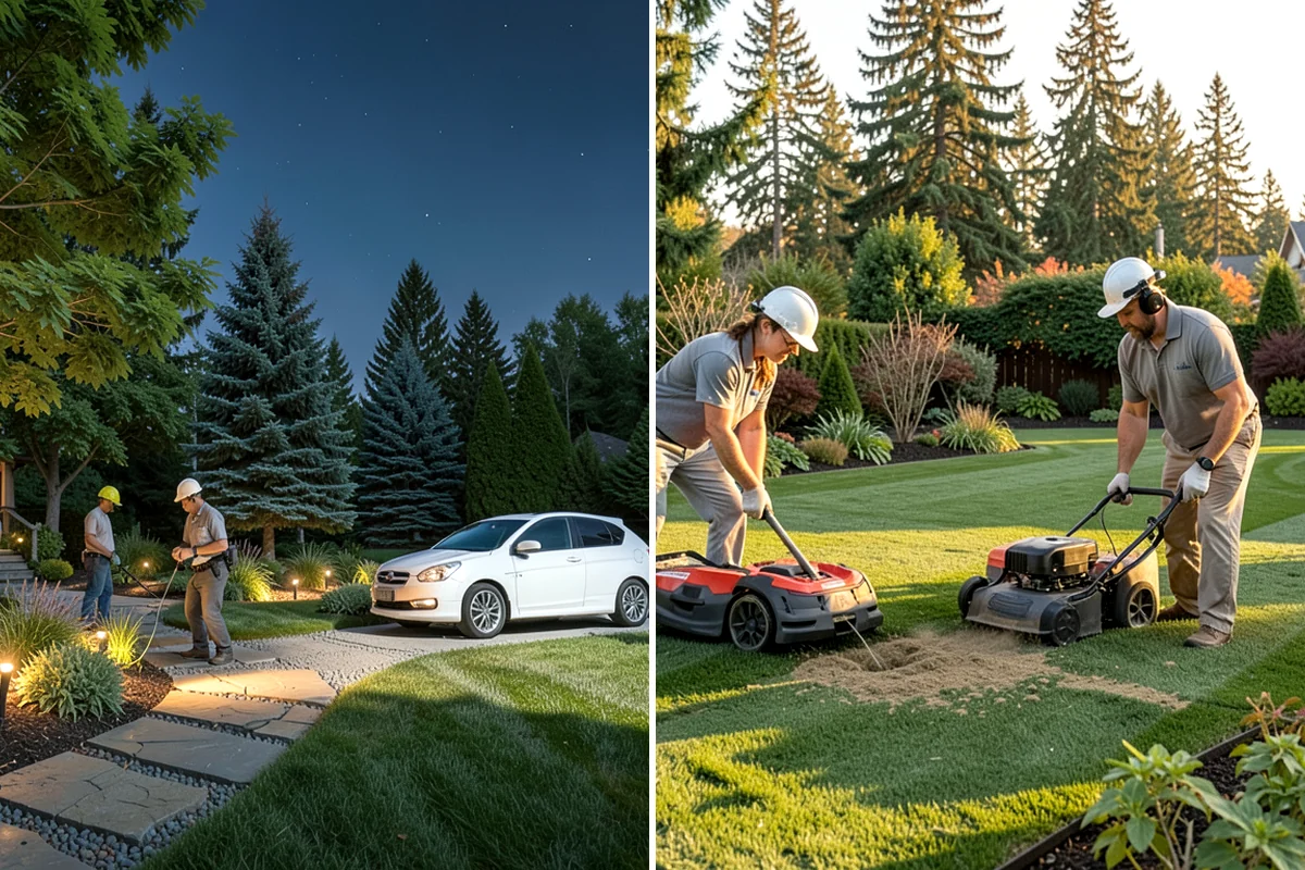 Trenching in Arlington, Snohomish County, WA - Locate and mark existing utilities