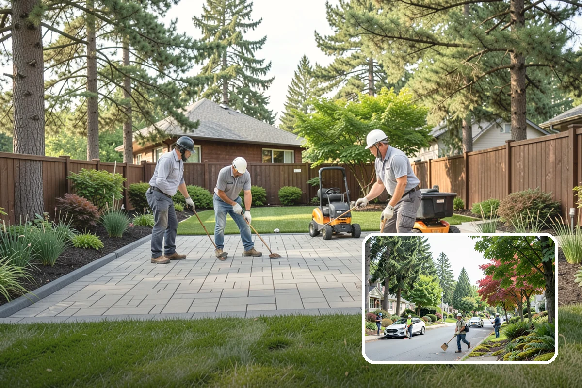 Trenching in Beaux Arts Village, King County, WA - Clean trenches at correct depth