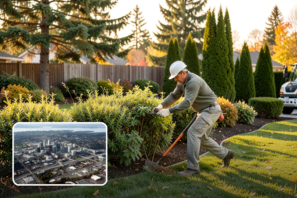 Trenching in Bellevue, King County, WA - Clean trenches at correct depth