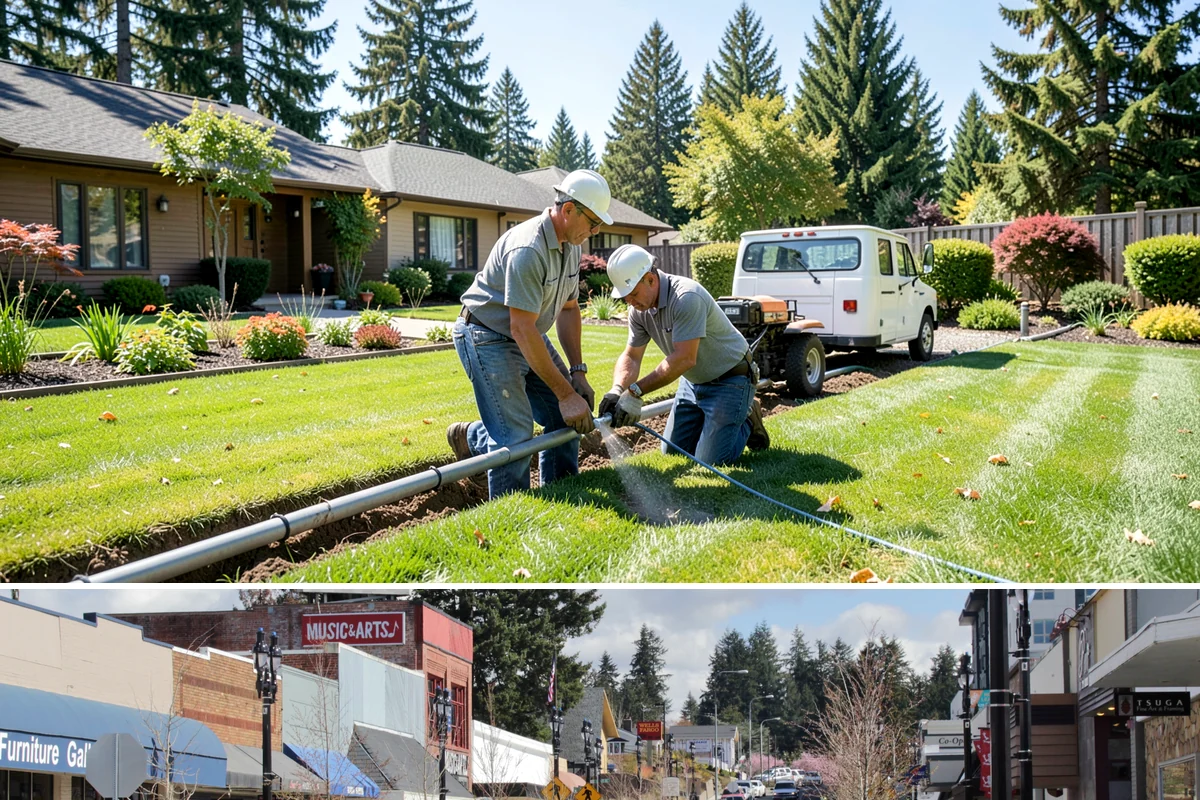 Trenching in Bothell, King County, WA - Best done in drier conditions.