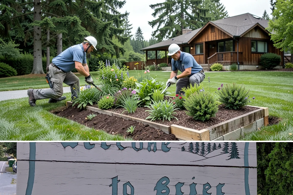Trenching in Brier, Snohomish County, WA - Best done in drier conditions.