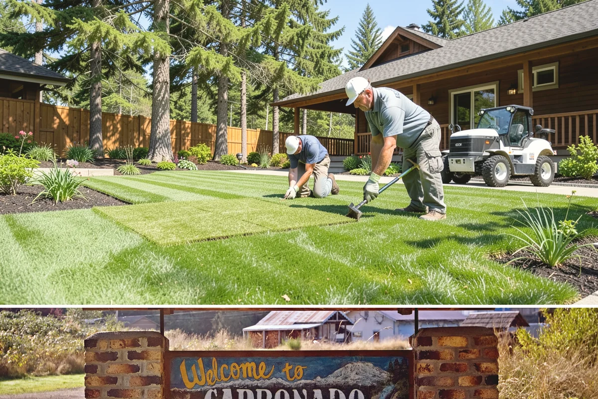 Trenching in Carbonado, Pierce County, WA - Best done in drier conditions.