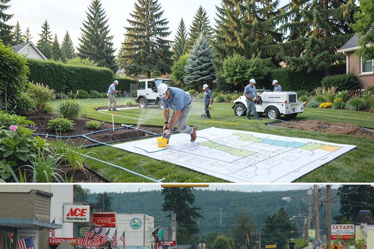 Trenching in Carnation, King County, WA - Best done in drier conditions.