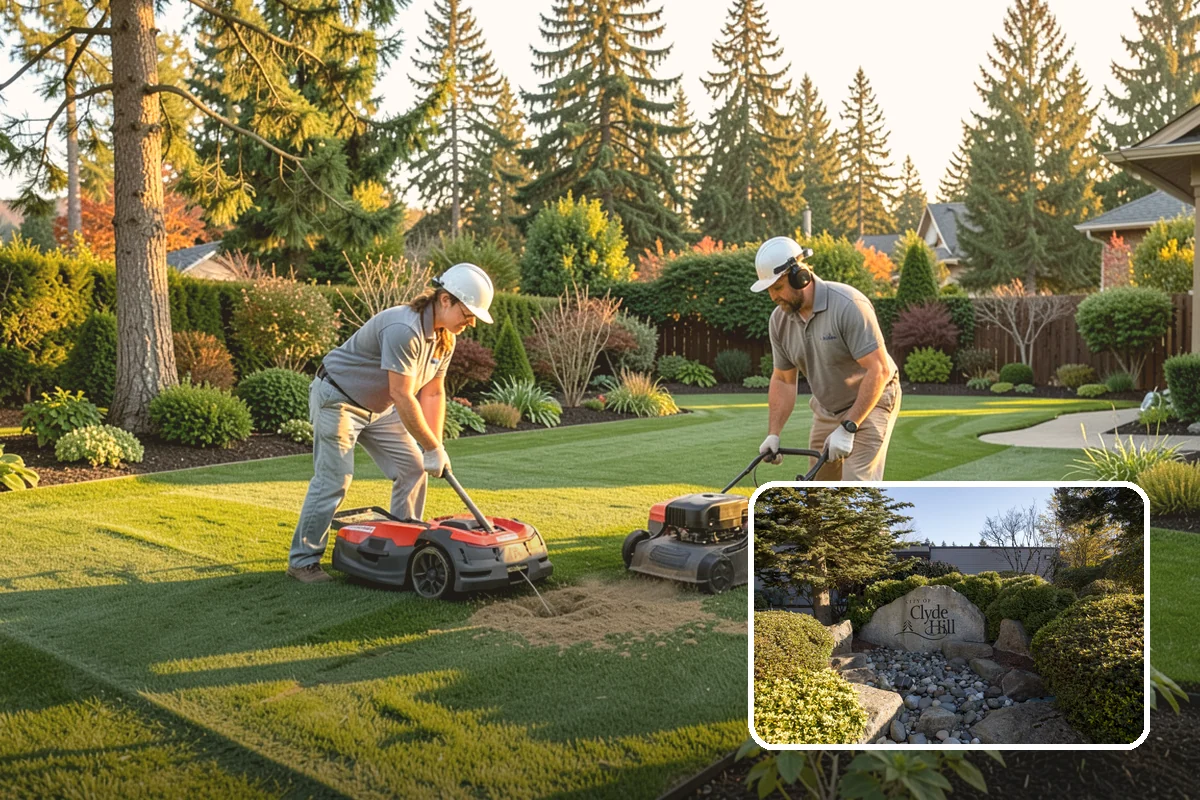 Trenching in Clyde Hill, King County, WA - Clean trenches at correct depth