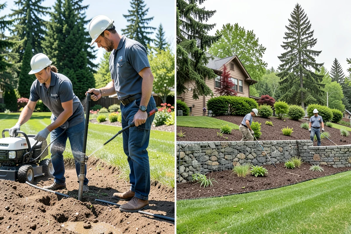 Trenching in Clyde Hill, King County, WA - Locate and mark existing utilities