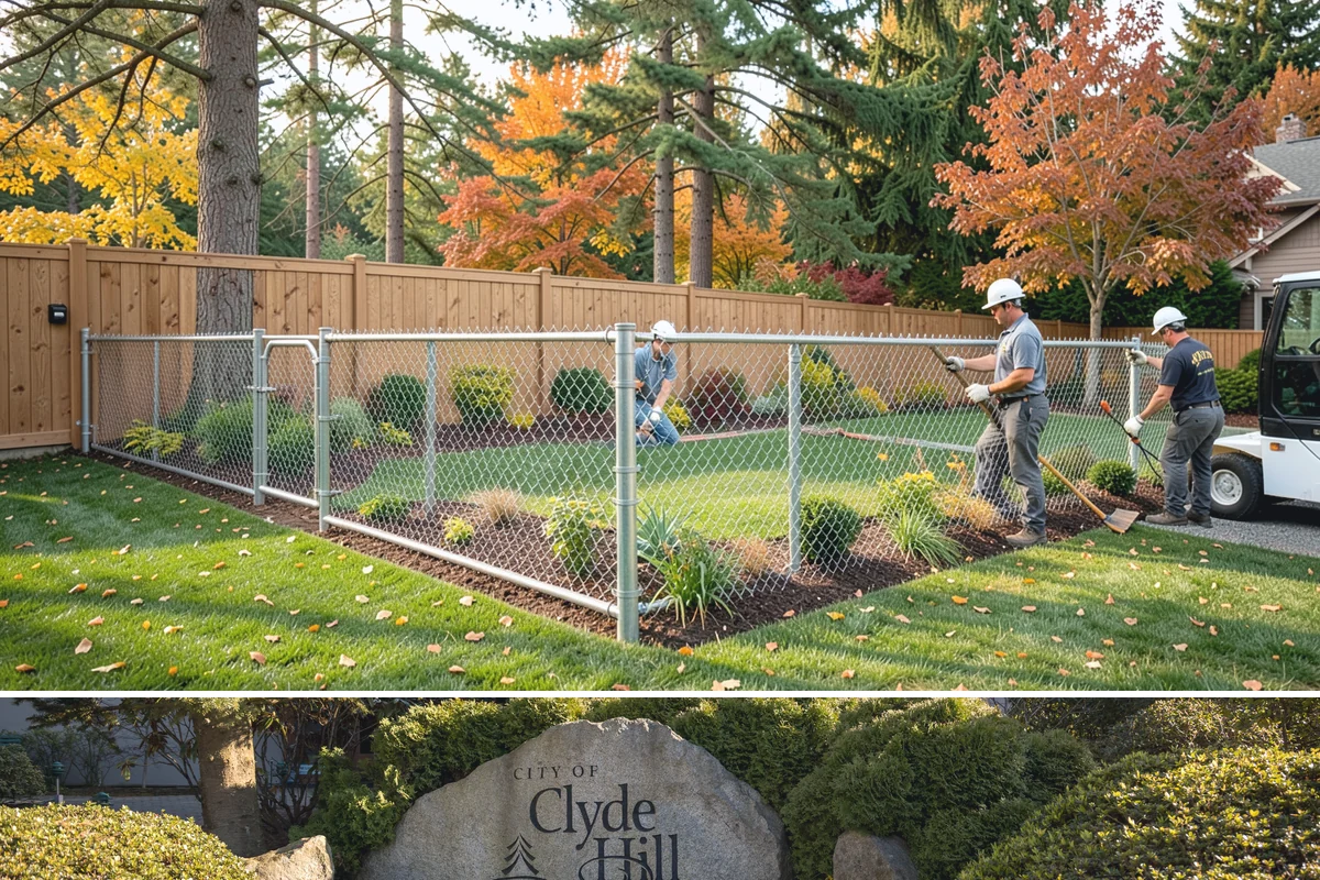 Trenching in Clyde Hill, King County, WA - Best done in drier conditions.